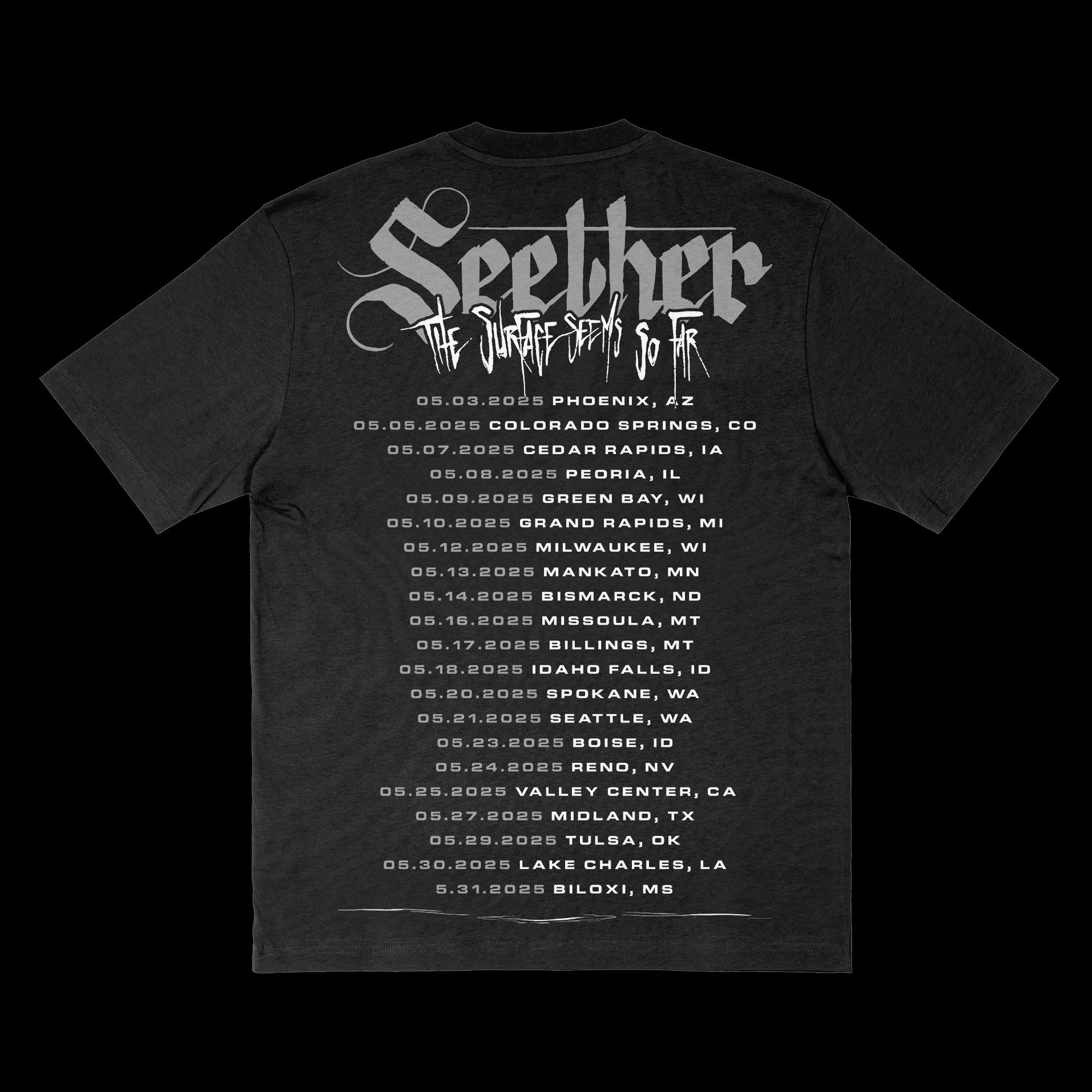 Octopus 2025 Tour Black Tee