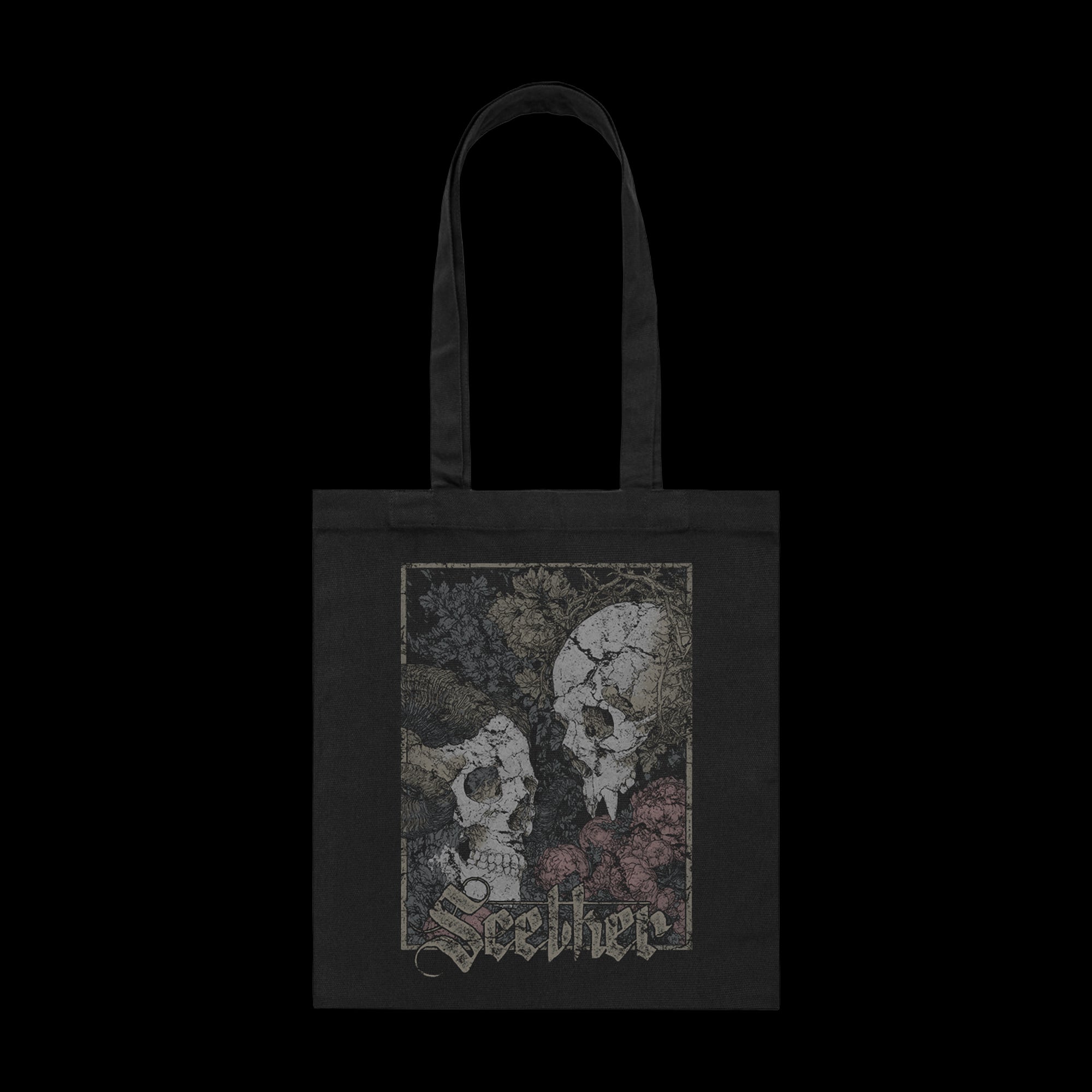 Skull Flower Tote